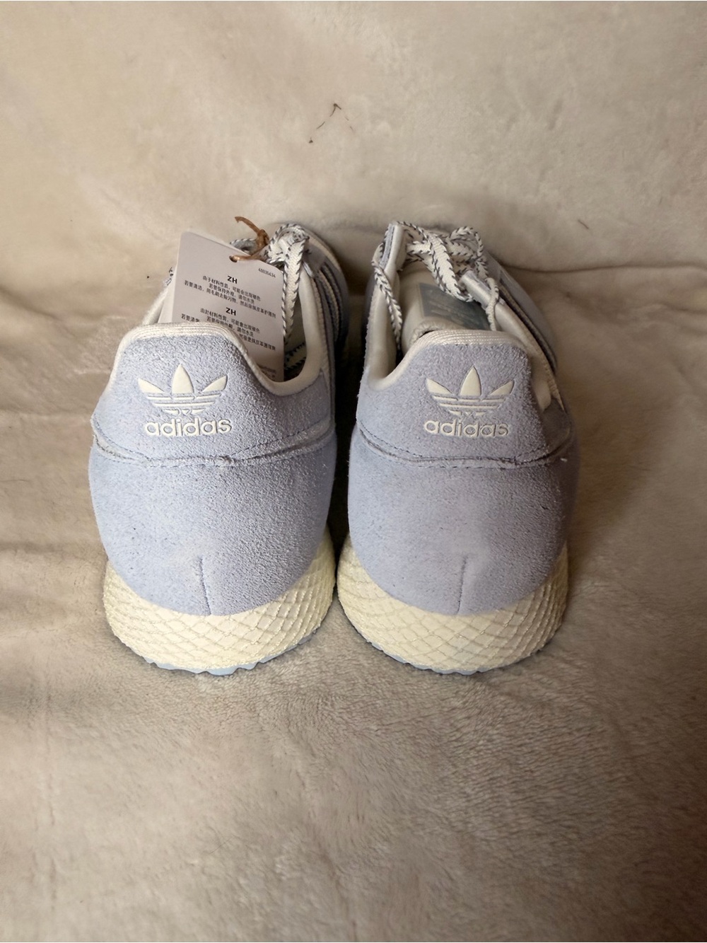 Adidas Atlanta -Off White/Wonder Blue/Silver Violet - Size 11W, New With Tags - Picture 4 of 6